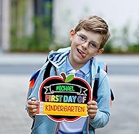 Vista 7 de Letrero de primer y último día de escuela, 9.5 x 11.8 pulgadas, lápiz de doble cara para el regreso a la escuela, para niños, niñas, niños