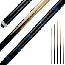 Winsport One Piece Eco Billiard Cue Robust Pool Cue 90 cm 100 cm 110 cm 120 cm 130 cm 140 cm 12 mm Screw Tip Tip Children and Adults Billiard Cue for Catering and Youth Facilities