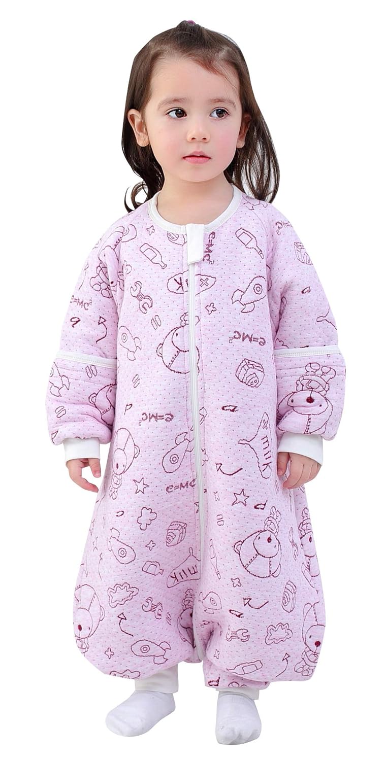 Happy Cherry Baby Girls OnePiece Rompers Sleeping Bag Warm Jumpsuit