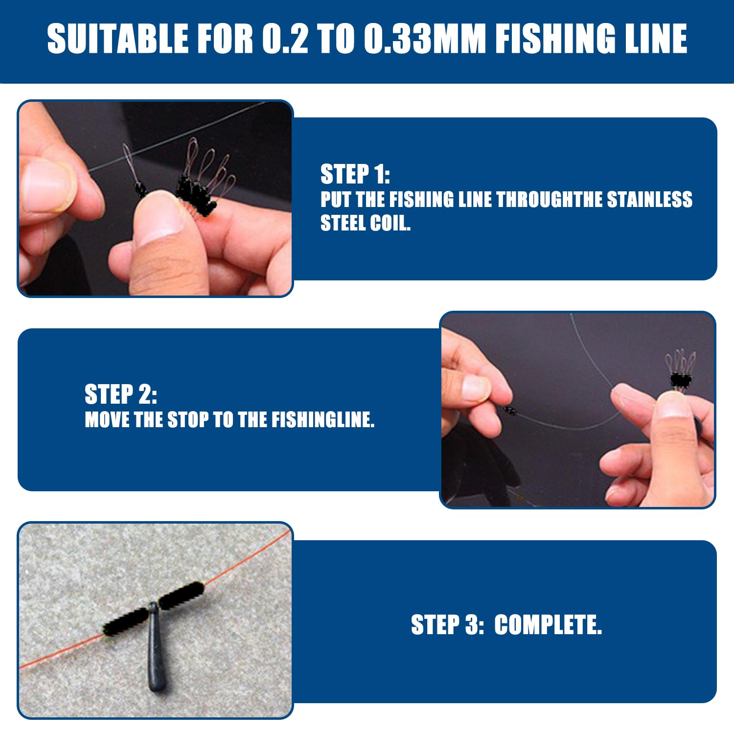 540 Pezzi Tappi Gomma Per Pesca - Set 7 In 2 Con Perline Galleggianti E Anti-Groviglio - Foto 3