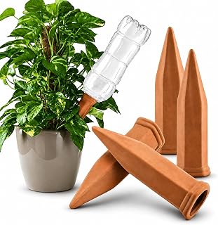 Cospys 自動水やり器 4本セット 植物 自動給水器 水やり 自動 旅行 留守 鉢植え 植木鉢 水遣り 散水機 プランター ペットボトル 庭 じょうろ