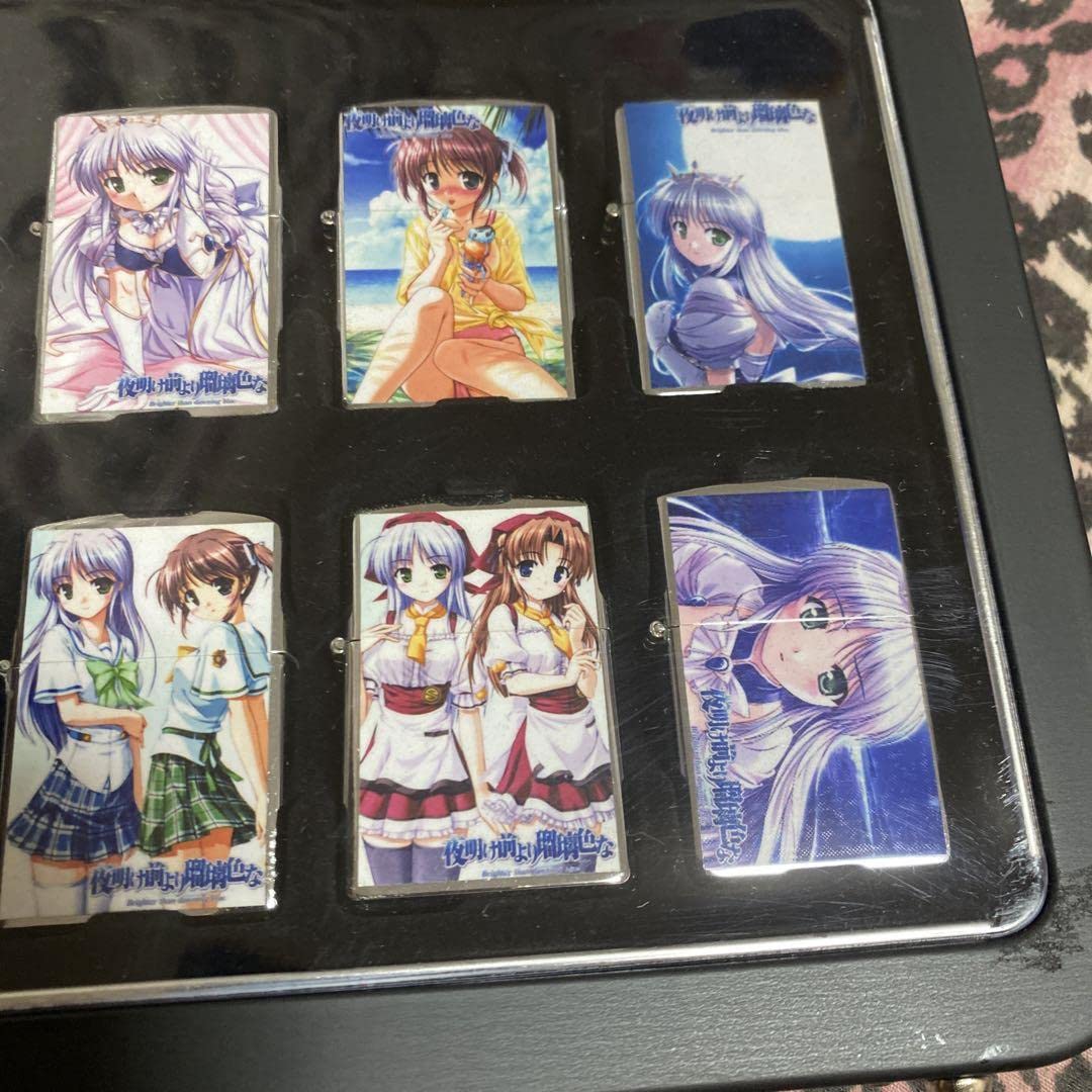 Amazon.co.jp: 夜明け前より瑠璃色な 美少女 zippo風 オイルライター 