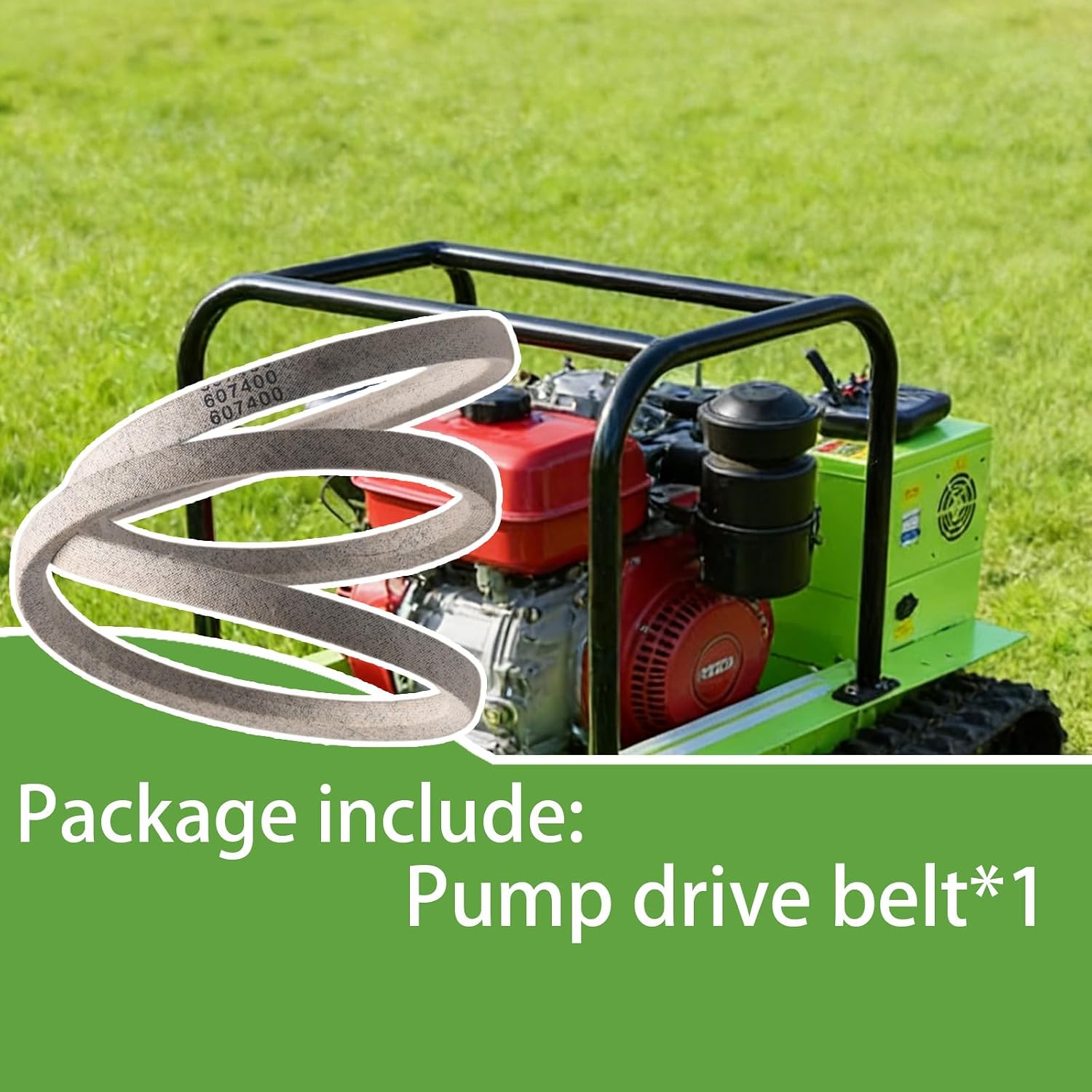 607400 & 603907 Heavy Duty Drive Belt-Turn Mowers - 51" Circumference x 0.5" Width Heavy-Duty Belt (Compatible with Raptor SD,Raptor Lawn Mower and Raptor SDX Models)