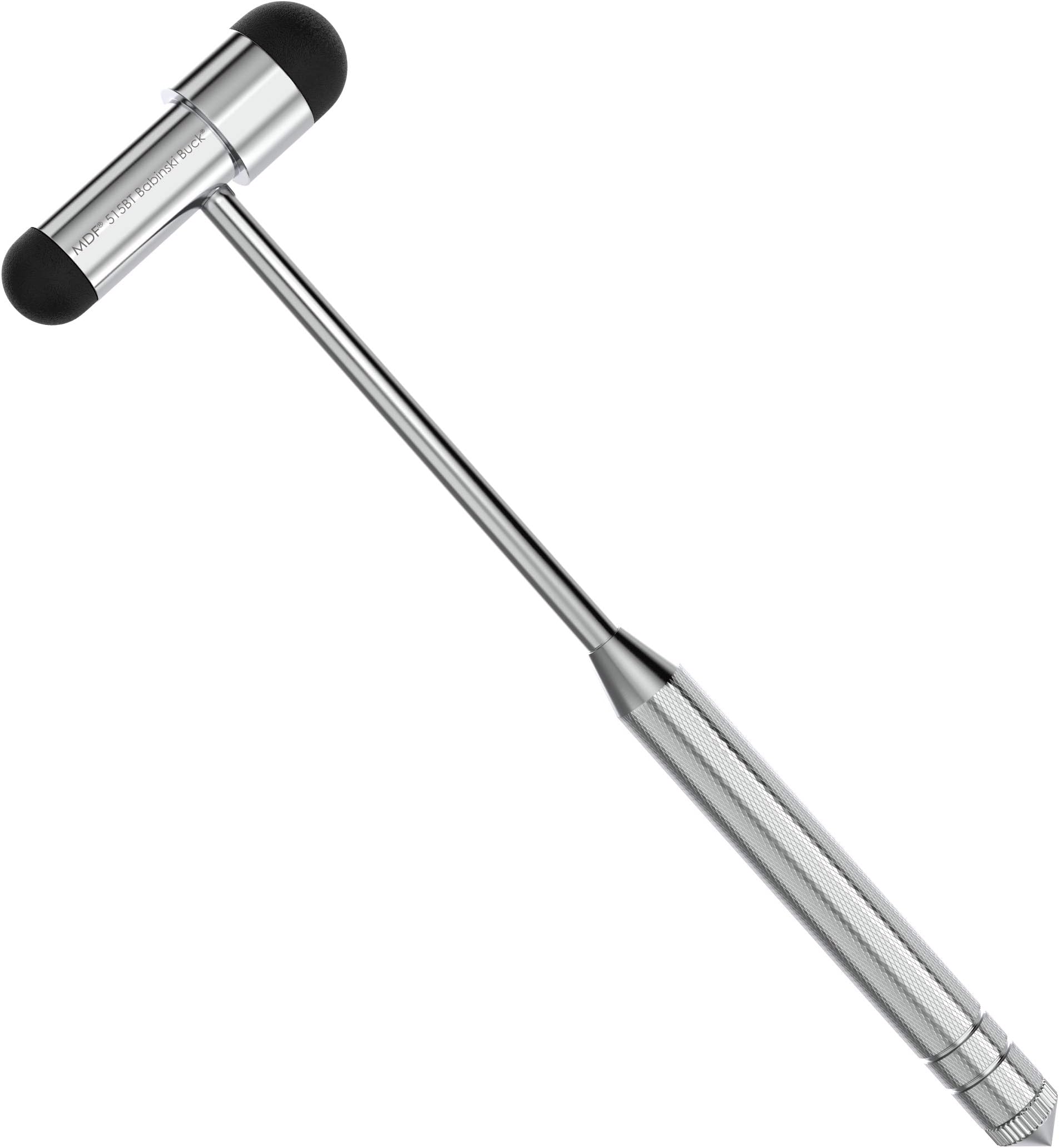 MDF515BT-11 Babinski Buck Neurological Reflex Hammer with Built-in Brush for Cutaneous and Superficial Responses (Black)