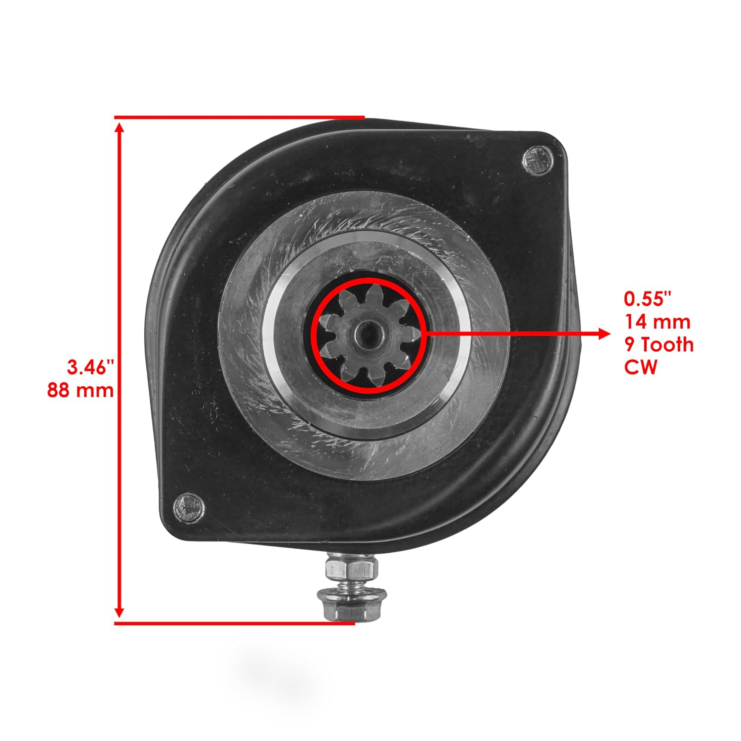 Caltric Starter Compatible with Can-am Maverick X3 Turbo R STD XMR XRC DPS 2018-2025