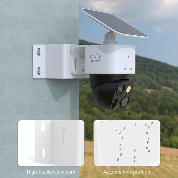 Metal Corner Mount for eufy SoloCam S340/E30/eufy 4G LTE Cam S330 & eufy Security eufyCam E330(Professional)
