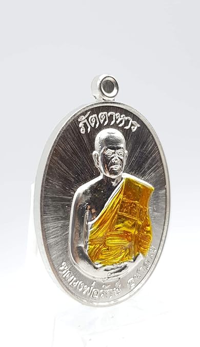 Authentic Genuine Rien Pattaharn Coin Lp Joakhun RAK Lucky Buddha Pendant Bring Luck