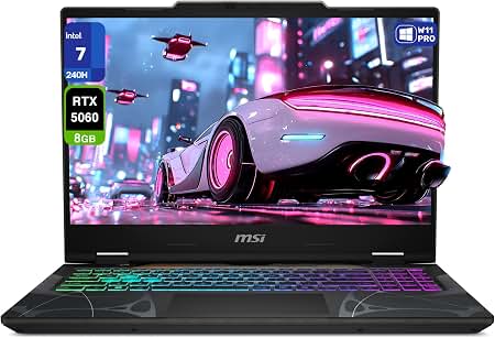 Amazon.com: msi Cyborg 15 Gaming Laptop, Intel 7-240H, 32 GB DDR5