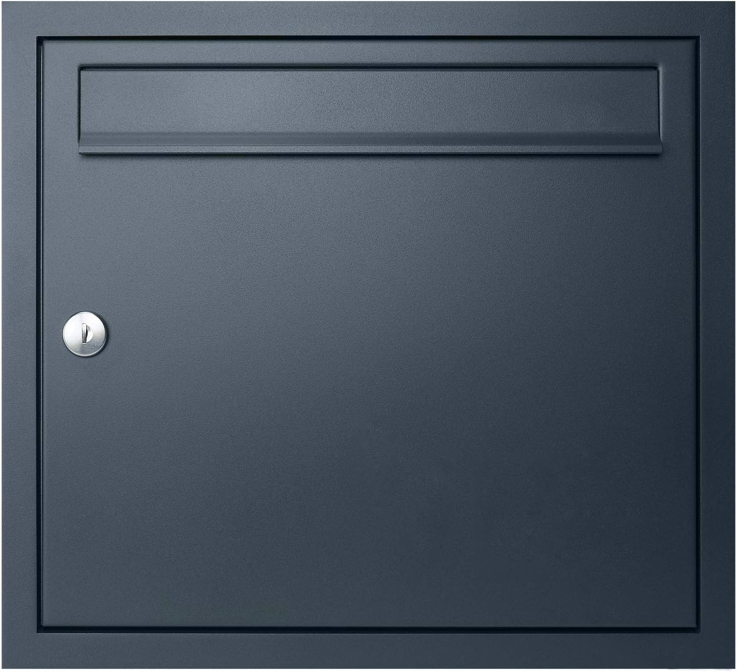 Flush-mounted letterbox anthracite-grey (RAL 7016) MOCAVI UP1 quality flush-mounted, built-in letterbox modern weatherproof rustproof German brand quality