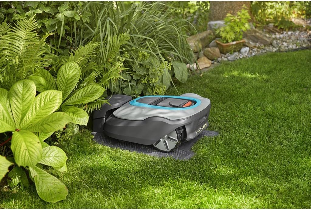 Gardena 04054-26 Tondeuse Robot Sileno+ Plastique Bleu 79,6 x 56,0 x 34,5 cm — vue 5