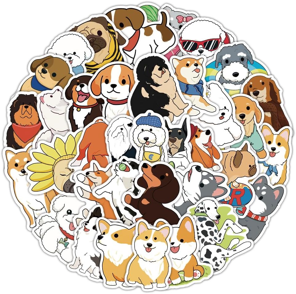Cute Stickers for Kids - 50pc Sticker Pack - Kawaii Stickers for Teens Waterproof Vinyl Stickers for Water Bottles, Scrapbook, Laptops - Easter Basket Essentials Stuffers Gifts