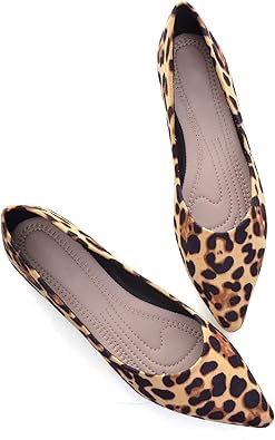 leopard print flats amazon