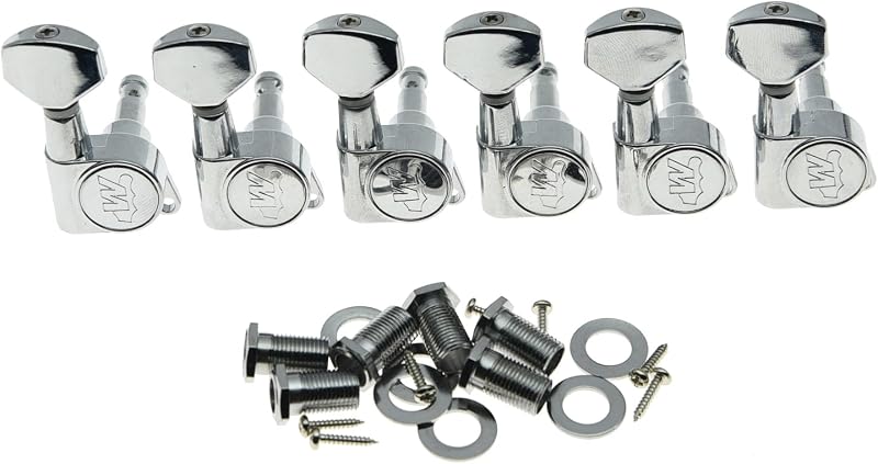 Wilkinson Chrome E-Z LOK Post Guitar Tuners Tuning Keys Pegs Machine Heads for Strat Tele