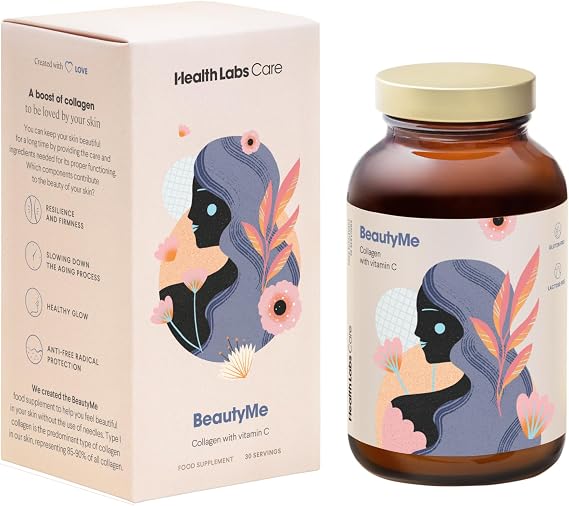 Health Labs Care BeautyMe Collagen Powder with Vitamin C - Fish Collagen - 114 g, 30 Servings