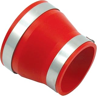 Spectre Performance 9742 Red 4" x 3.5' Coupler/Reducer