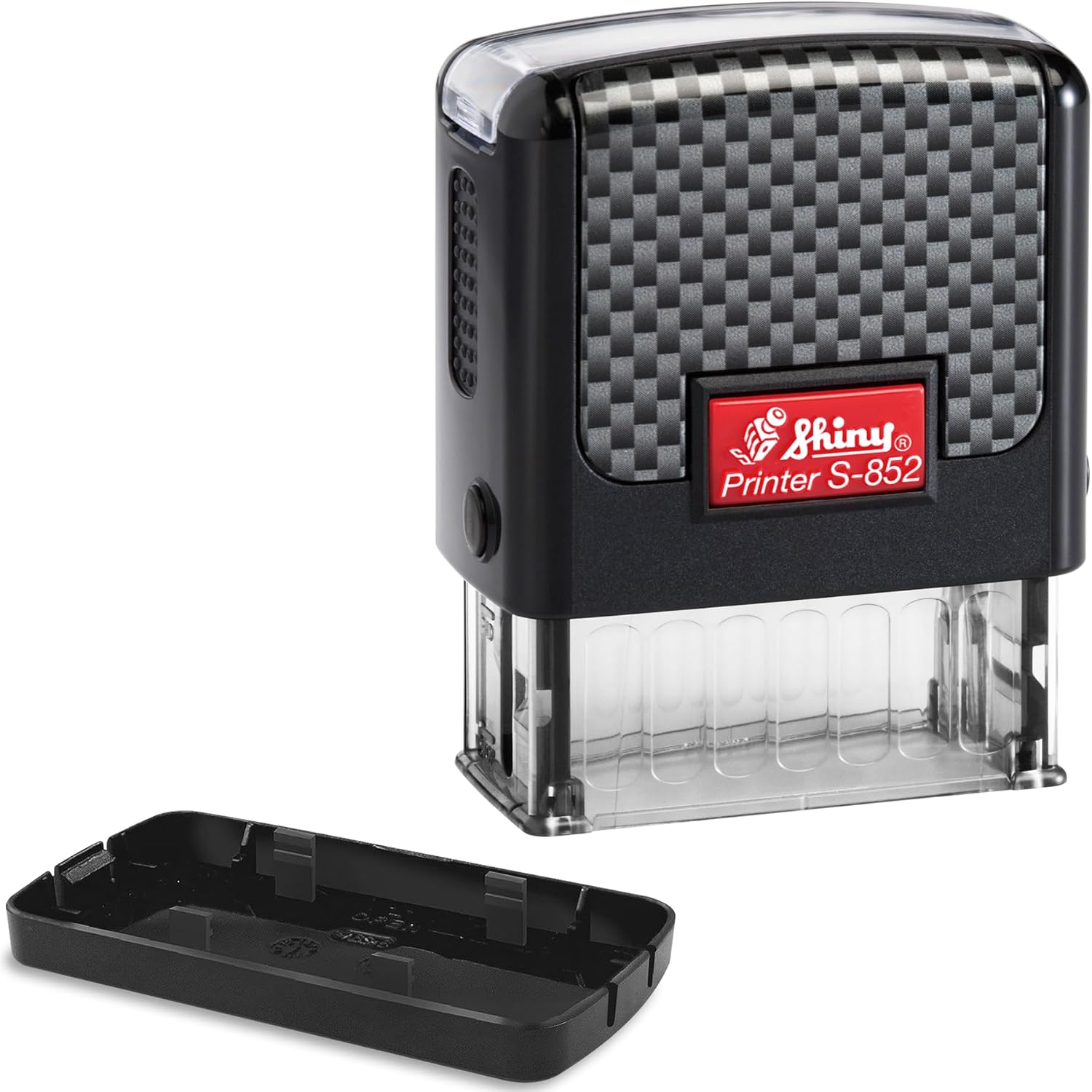 Shiny S-852 Small Text Stamp - Customize Online up to 3 Lines of Text - Many Fonts - Choose from 15 Ink Colors