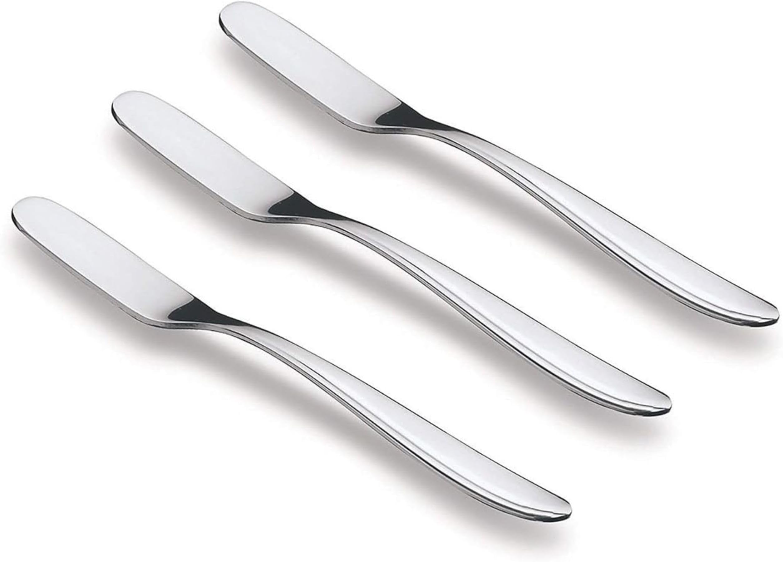 TIARA - 3pc Set Stainless Steel Butter Knife, Butter Spreader, Jam Spreader for Kitchen, knife for kitchen