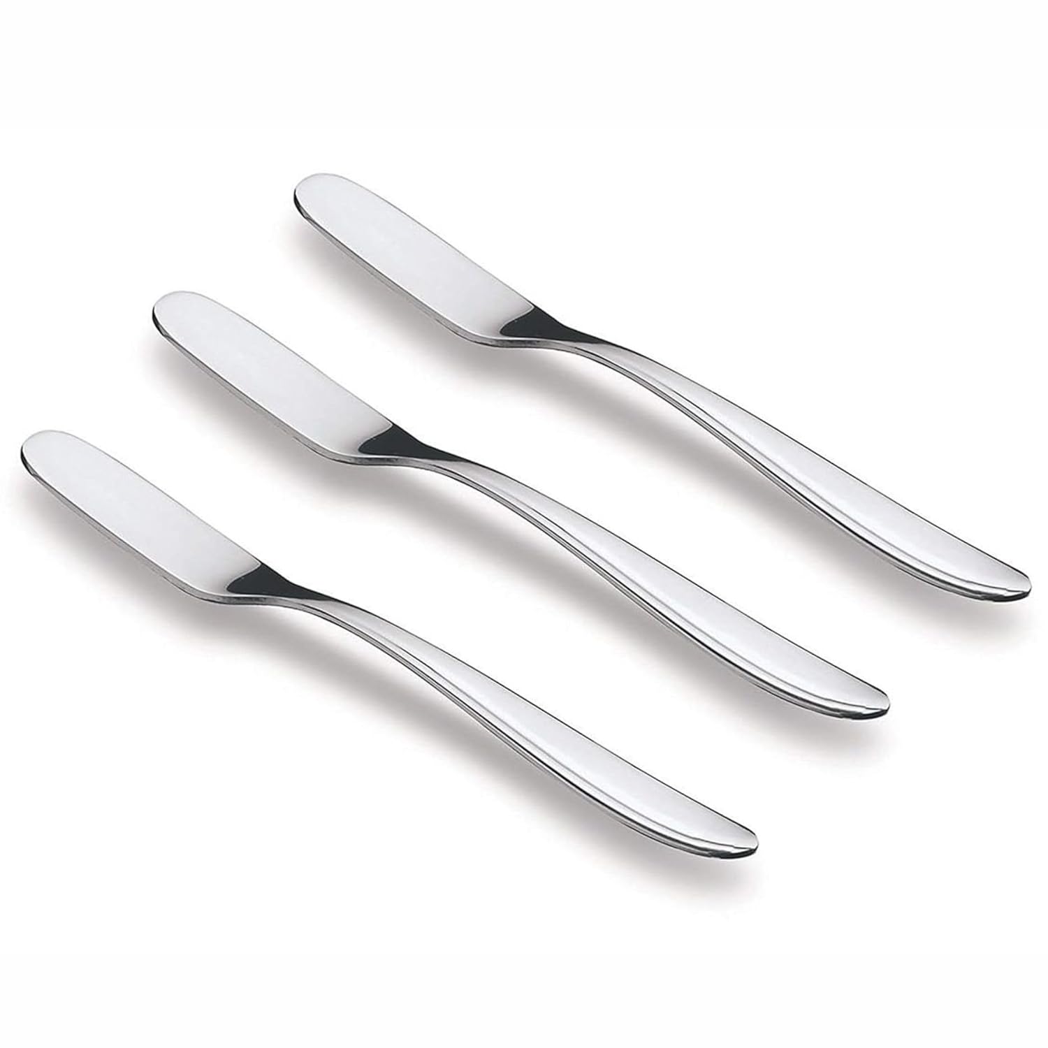 TIARA - 3pc Set Stainless Steel Butter Knife, Butter Spreader, Jam Spreader for Kitchen, knife for kitchen