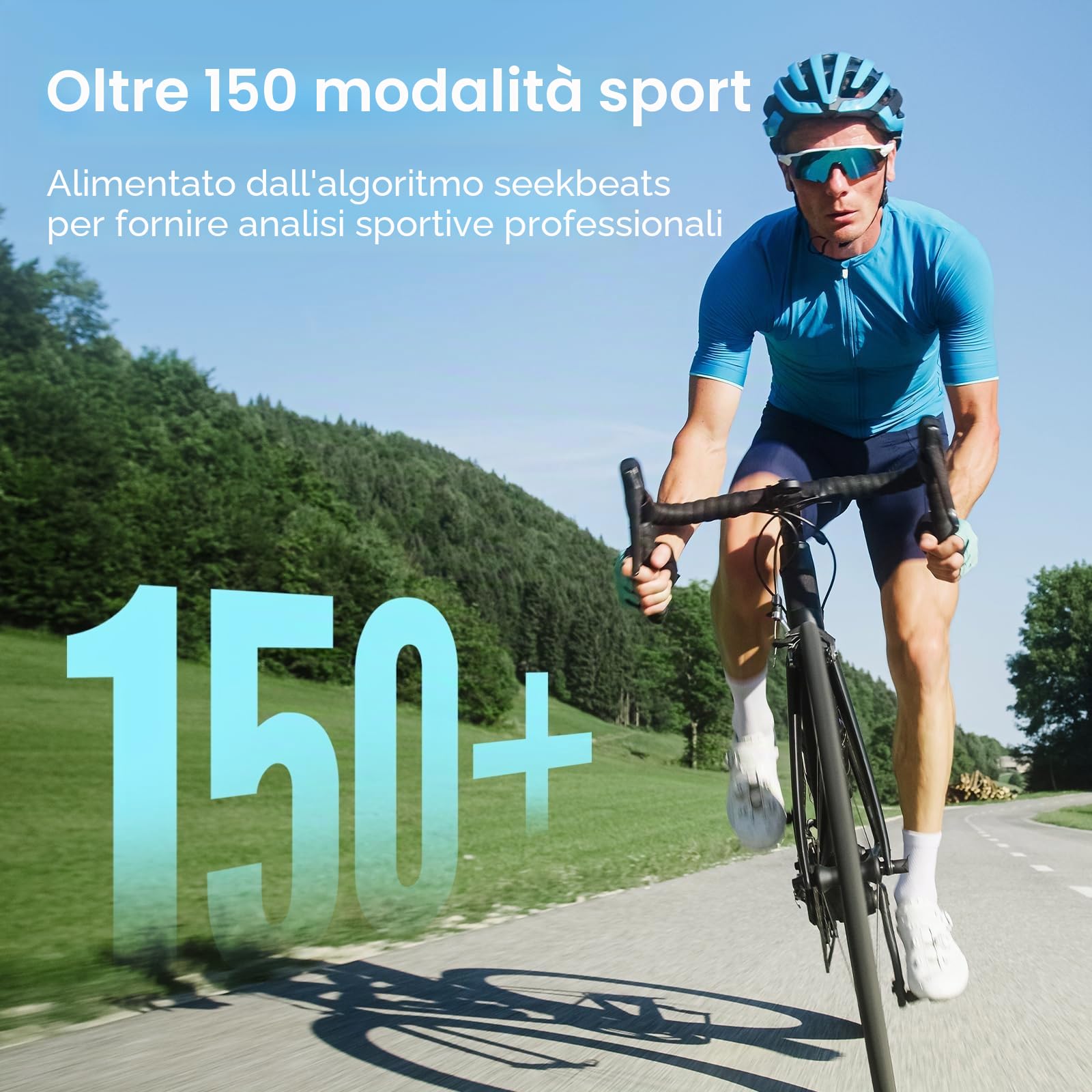 Mibro Fit Smartwatch Donna Uomo, 27,9g ultraleggero, Assistente Vocale, 1.75" AMOLED Orologio Intelligente Fitness con Chiamate Bluetooth, 150 Modalità Sportive, Calcolatori per Android iOS, Argento