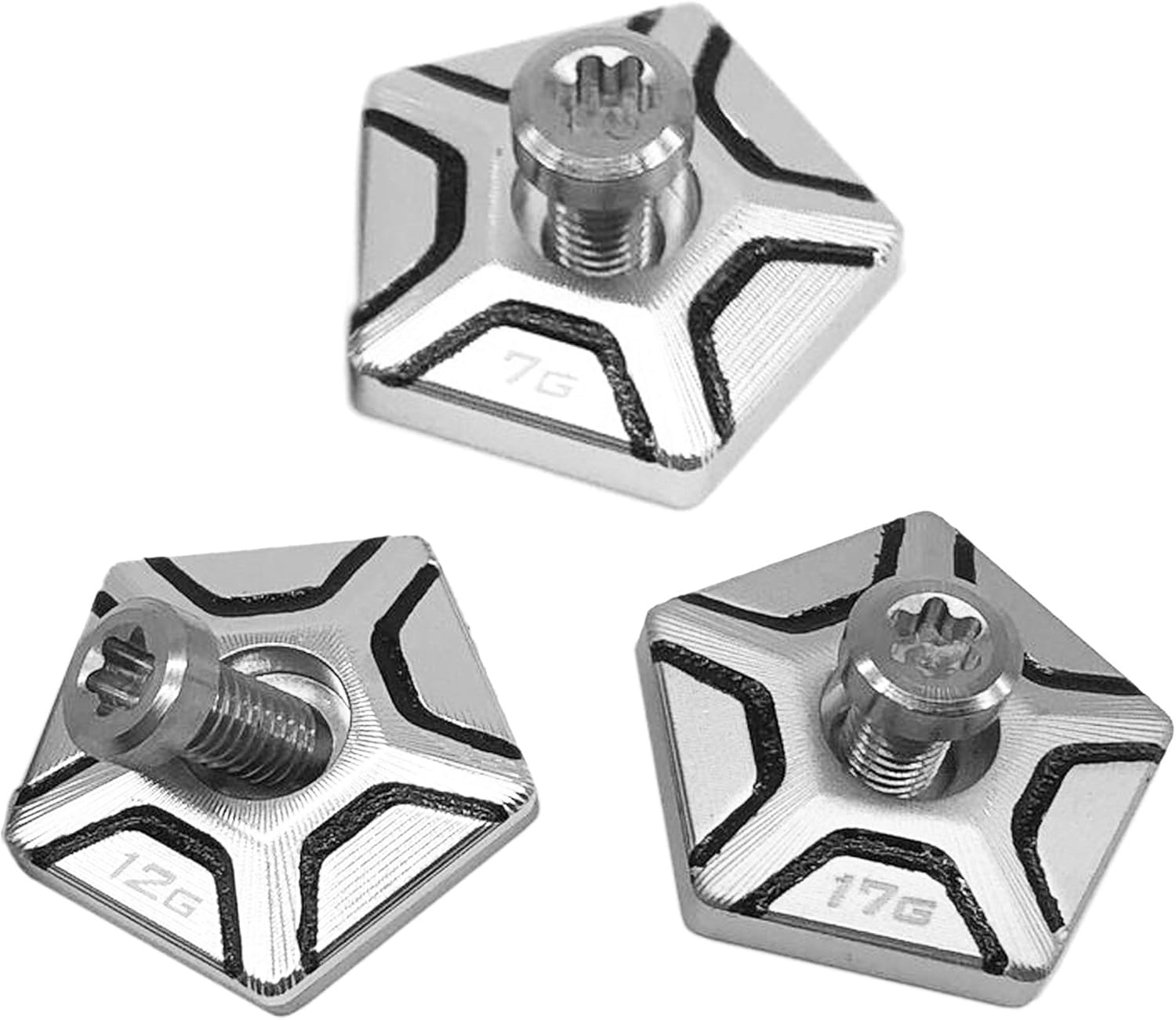 HISTAR Golf Weights 7g/12g/17g for Cobra King F8 Driver Head Weight