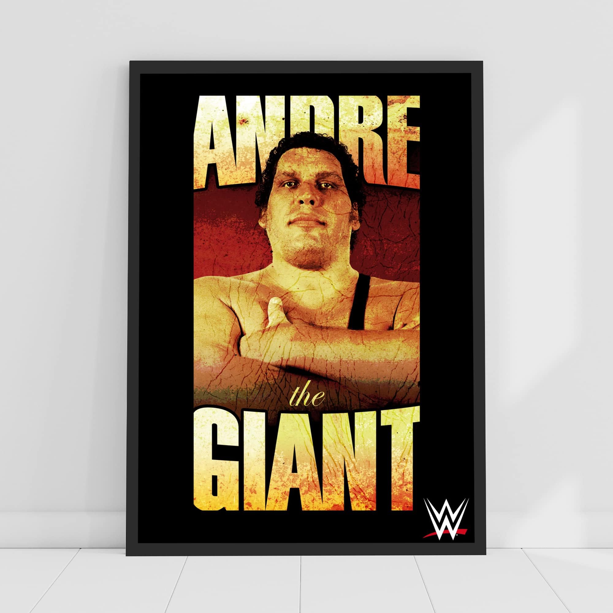 Themed WWE Print - Andre the Giant Graphic Poster Wrestling Wall Art (A3-29.7cm x 42cm)