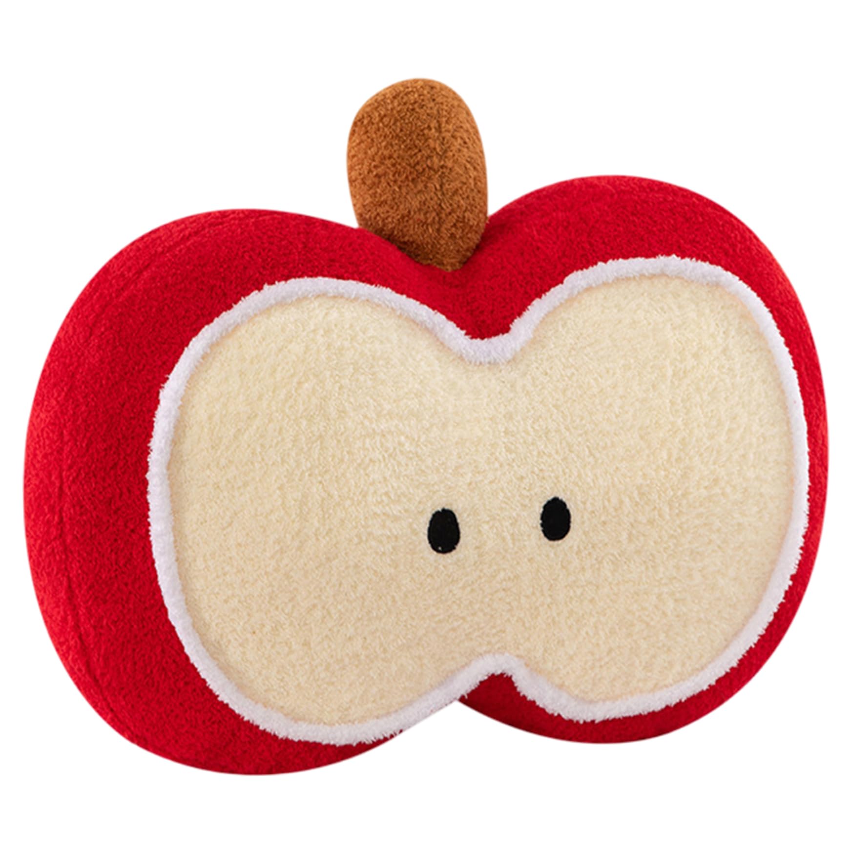 Oreiller de fruits rouge pomme peluche 3D pour lit canapé déco kawaii