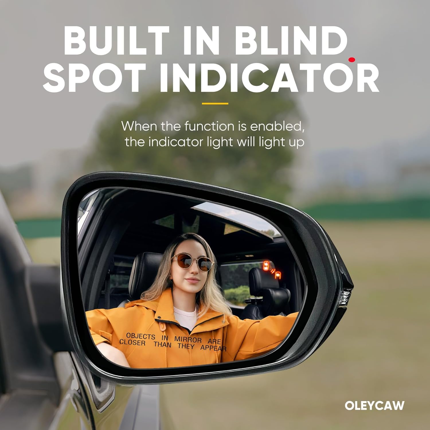 Passenger Side BSD Mirror Compatible with Lexus RX350 2016 2017 2018 2019 2020, NX200t 2015-2017, NX300 2018-2020 - Heated, Right Side Mirrors Replacement for Lexus RX NX with Blind Spot Indicator