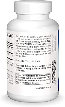Planetary Herbals Full Spectrum Kudzu Tablets, 120 Count