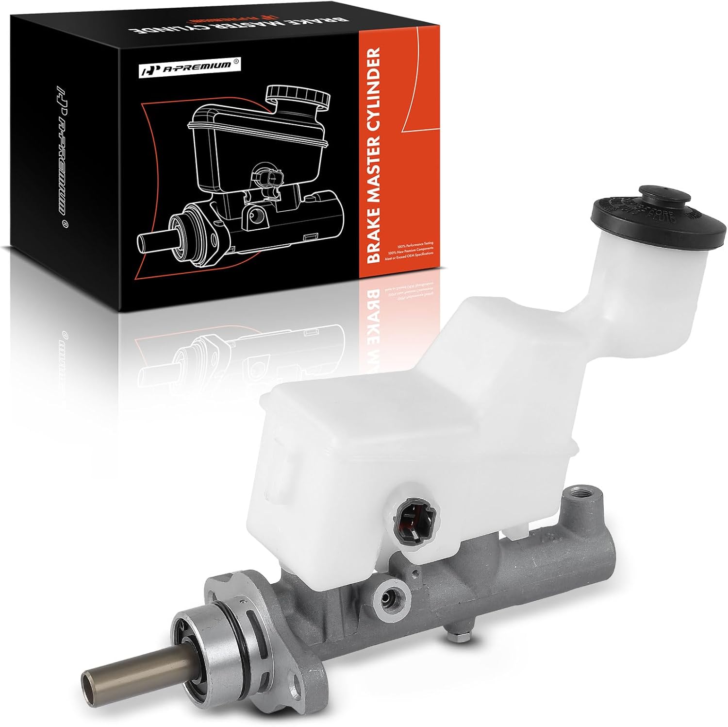 A-Premium Brake Master Cylinder with Reservoir and Sensor Compatible with Toyota Vehicles - Corolla, Matrix, 2003-2008 - Replace# 4720102300