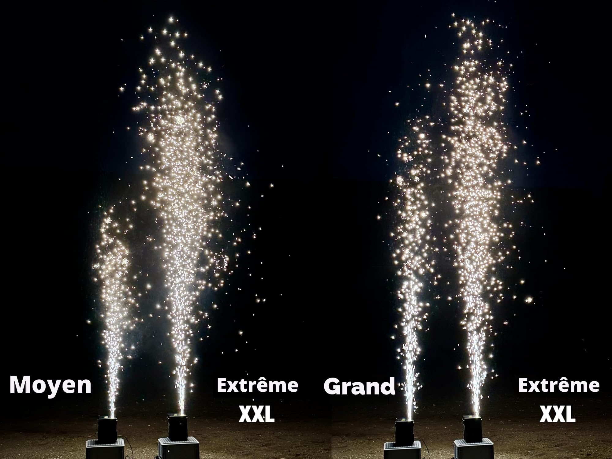 Granulés pour machine à froid XXL Extreme 8 m Poudre titane (1 pièce)