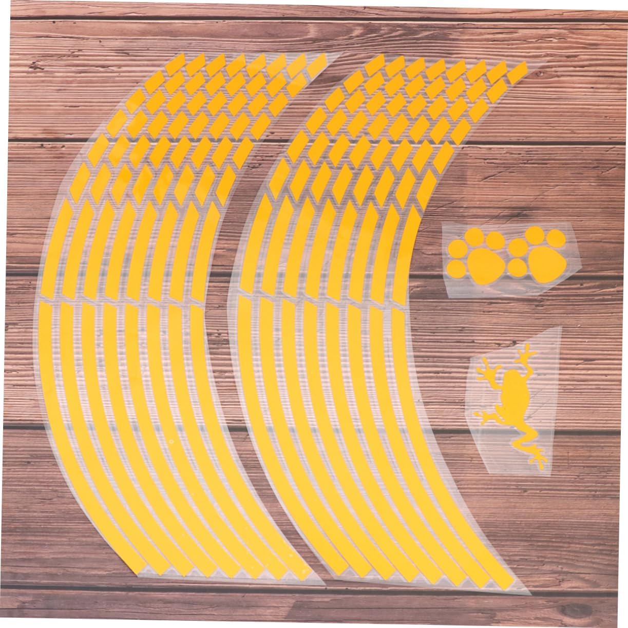 2pcs Your Ride Motorcycle Wheel Rim Stickers High-gloss Tire Decals Uv-resistant
