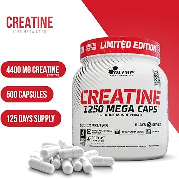 Olimp Creatine 1250 Mega Caps 5901330071256 White 500 Limited Edition