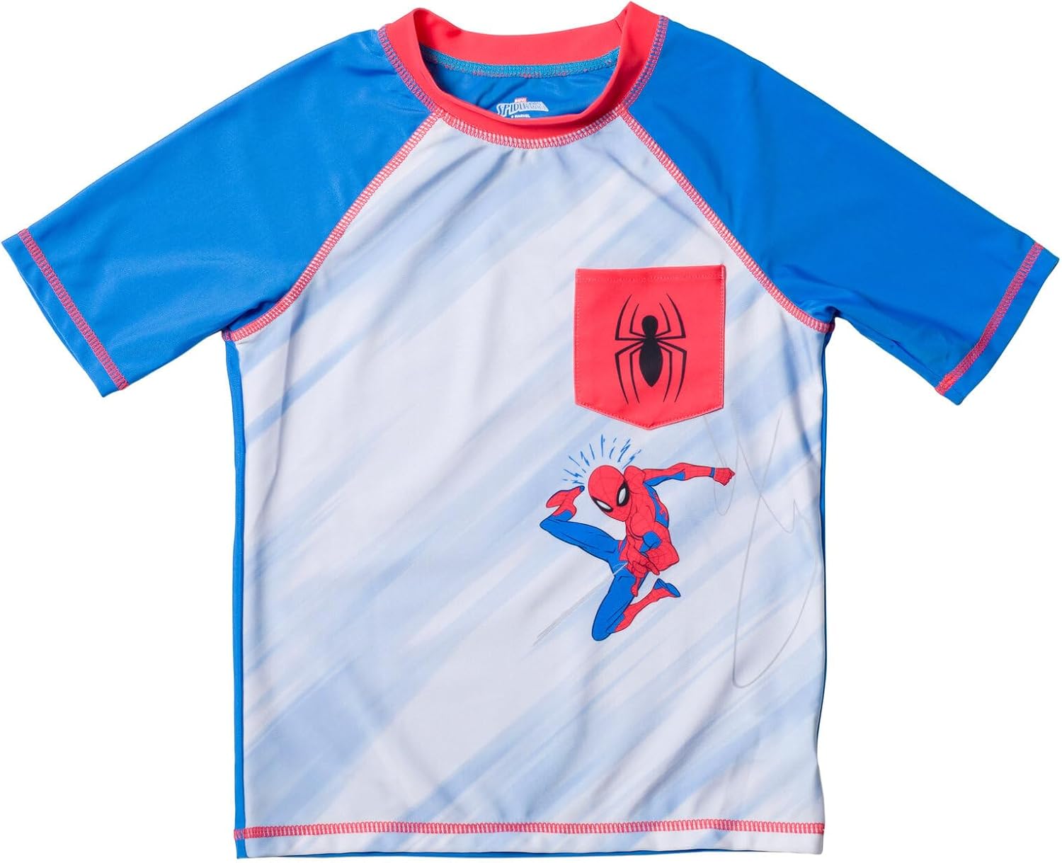 Marvel Avengers Spider-Man Hulk Black Panther Iron Man Thor Rash Guard Swim Shirt Toddler to Big Kid