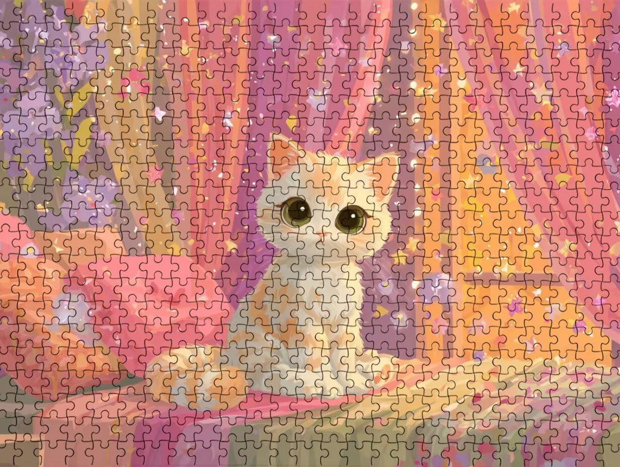 Clásicos Puzzle 1000 Piezas para Adultos, Cama De Gato LDYQS7-388