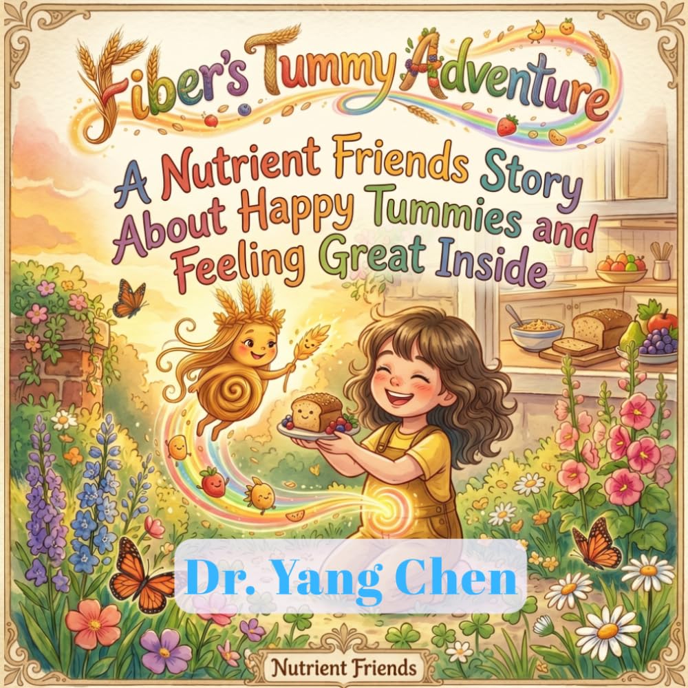Fiber's Tummy Adventure: A Nutrient Friends Story About Happy Tummies and Feeling Great Inside (Nutrient Friends: A Child's Journey to Healthy Eating)