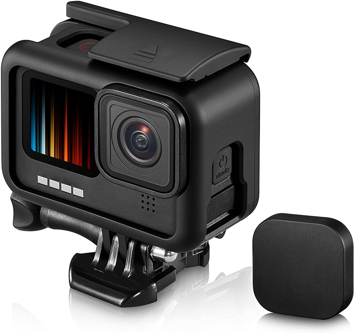 Protective Housing Case for GoPro Hero 10 Hero 9 Black Frame with Lens