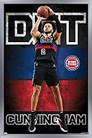 Vista 12 de NBA Detroit Pistons - Póster de pared de Cade Cunningham 23, 22.4 pulgadas de largo x 14.7 pulgadas de ancho, versión premium sin marco