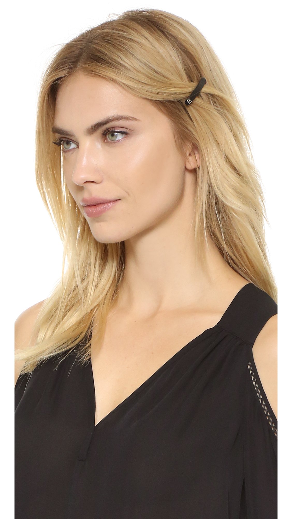 Amazon.com : Alexandre de Paris Women's Barrette Clip, Black, One