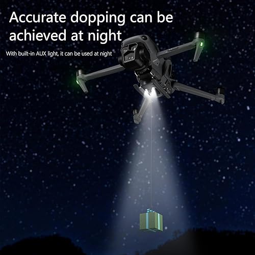 Miniatura 6 de Sistema Airdrop compatible con DJI Mavic 3 ProMavic 3Mavic 3Mavic 3 Classic Drone Payload Airdrop Release Dispositivo Clip Entrega Transporte