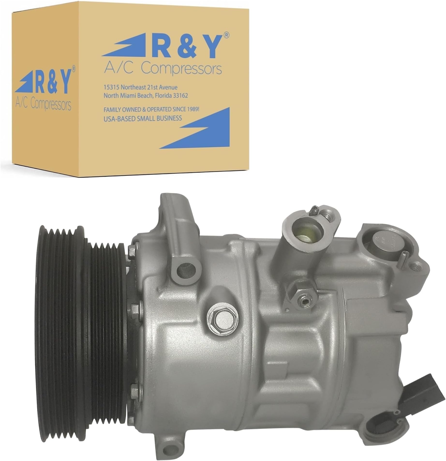 RYC Automotive Air Conditioning Compressor and A/C Clutch AIG567 (Does Not Fit Volkswagen Passat 3.6L)