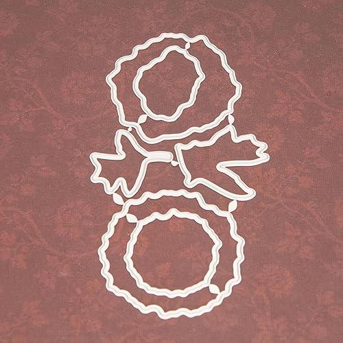 Miniatura 3 de Qoiseys Daisy - Juego de sellos y troqueles transparentes de silicona para hacer tarjetas, plantillas de corte de metal para álbumes de recortes,