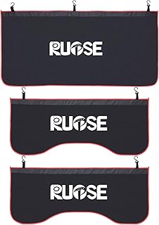 RUPSE 3 Pcs Fender Protectors for Mechanics,Microfiber Leather Car Fender Cover Mats Pads,Mechanic Magnetic Fender Protector Mat with Hooks
