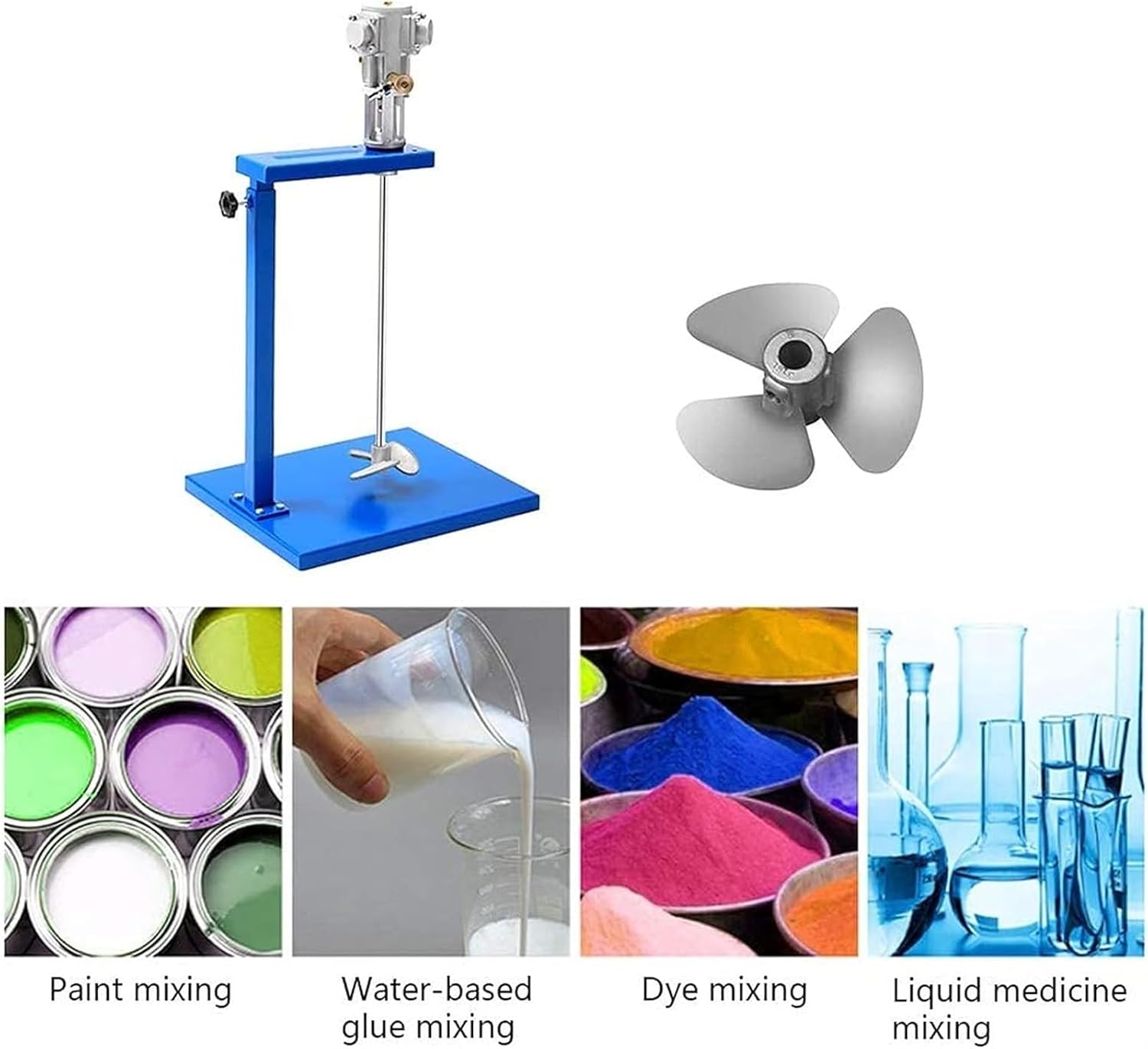 Automatic Lifting Pneumatic Paint Mixer Pneumatic Mixing Machine Air Agitator 5 Gallon Pneumatic Paint Stirring Machine