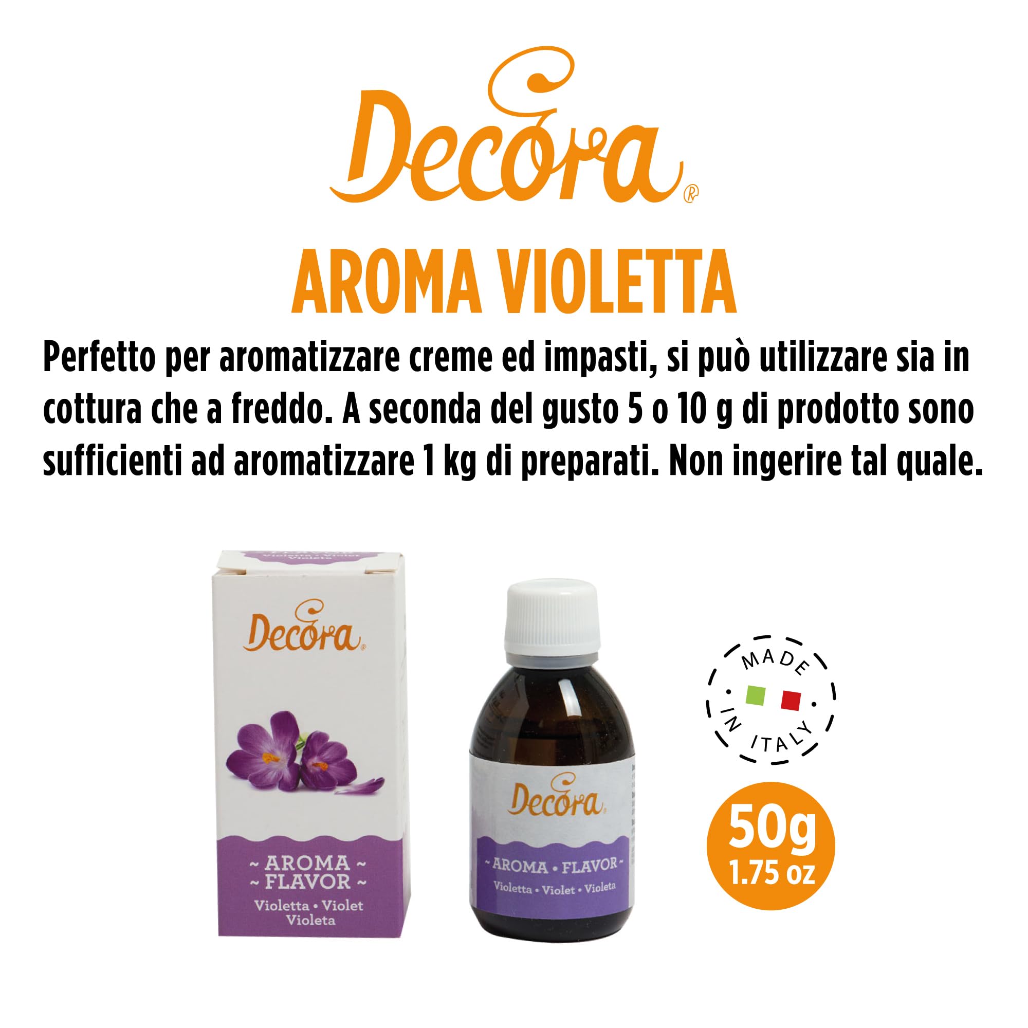 Decora 9261637 Sabor Violetta Decora 50 G