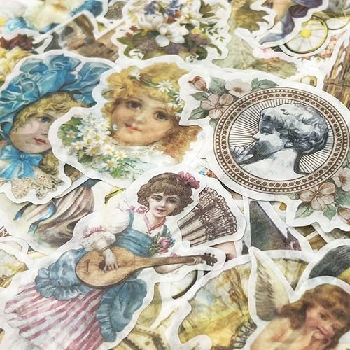 Miniatura 3 de allydrew Calcomanías decorativas para álbumes de recortes, Washi, manualidades para papelería, diario, fabricación de tarjetas (60 unidades), diseño