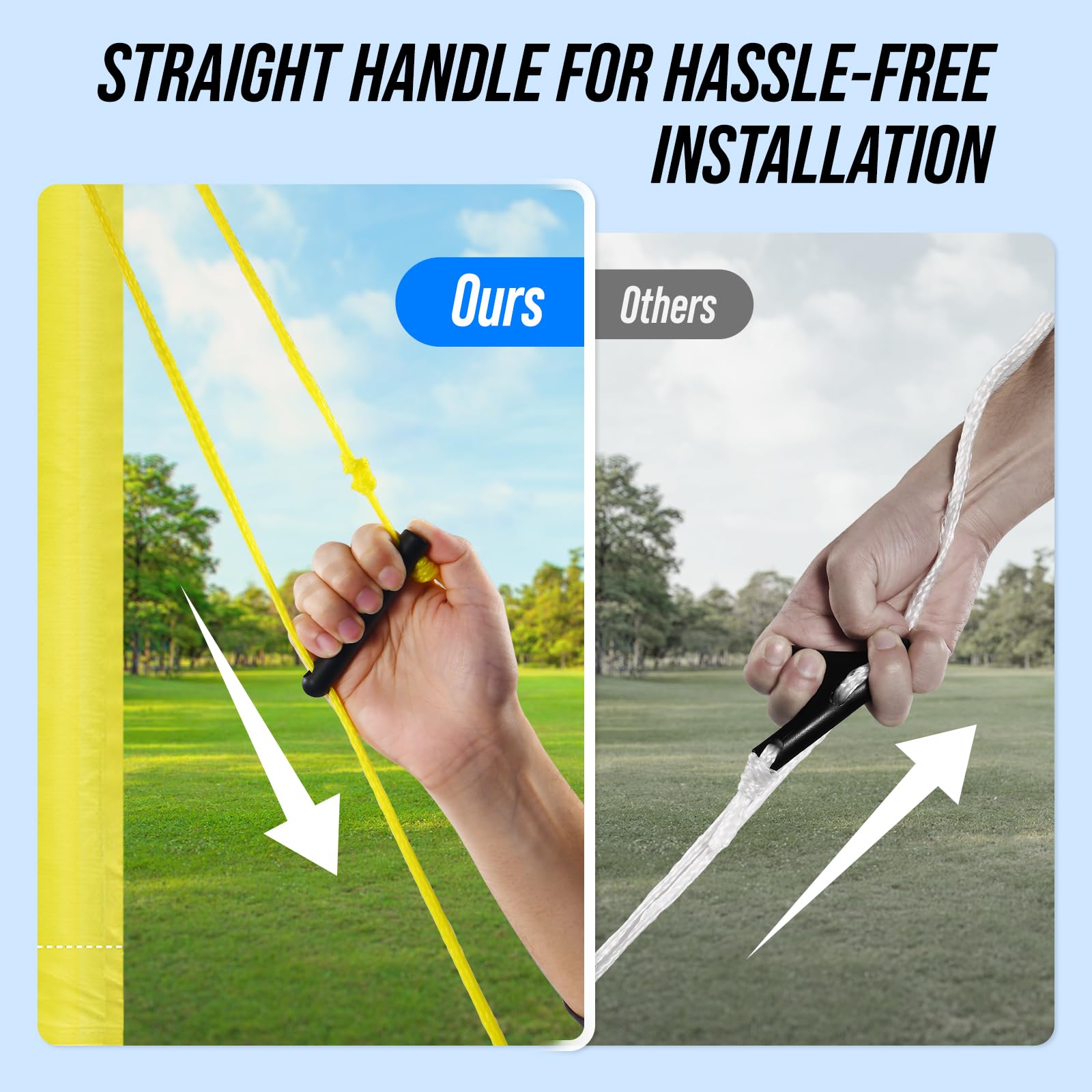 Amazon | Patiassy アウトドアポータブルバレーボールネットセット