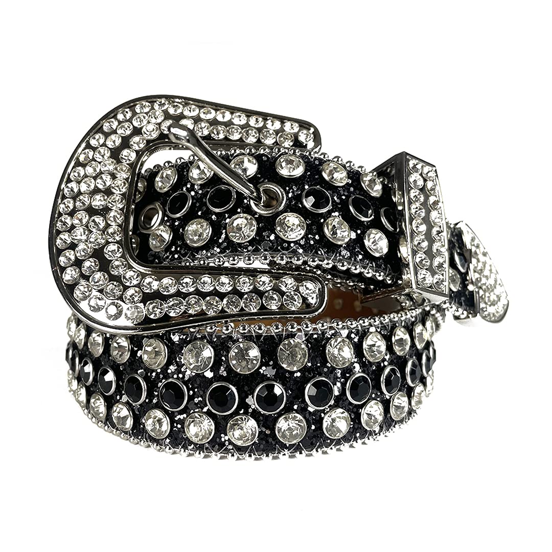 Różowy kryształ górski pasek damski męski jakość kryształ ćwiekowany pasek mężczyzna kobiety Ceinture Femme Cinto De Strass do dżinsów deeratywny czarny 112 cm