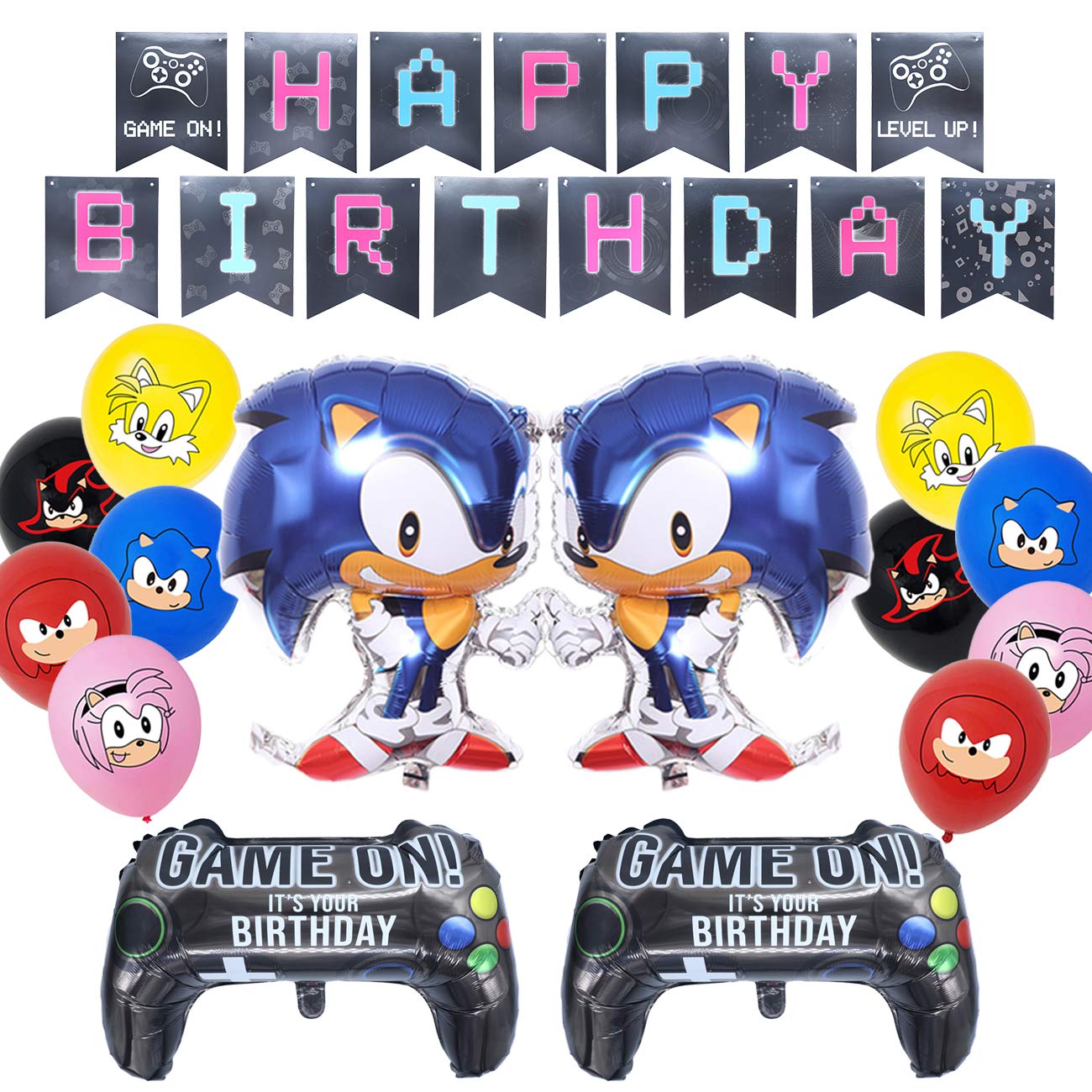 Buy The Hedgehog Birthday Decorations Party Supplies Balloons For Kids Birthday Party Sonic Foil 