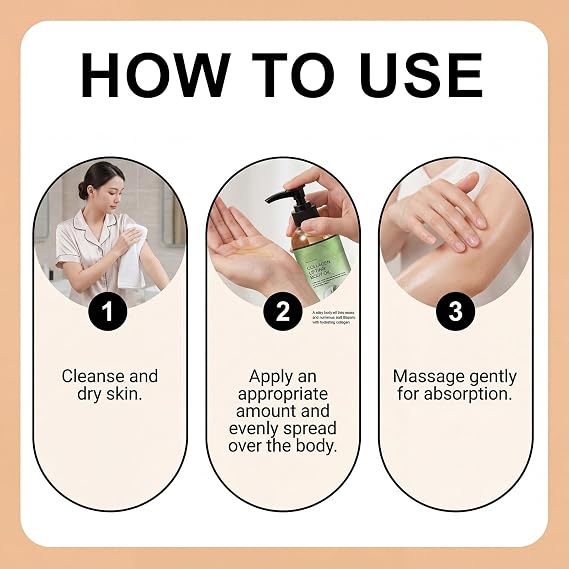 Body Care Oil, Deep Nourishment, Firm and Tightening Skin, Recover Skin Elasticity, Lasting Hydration, For Neck Chest Arms Thighs, 100Ml (4 pcs)