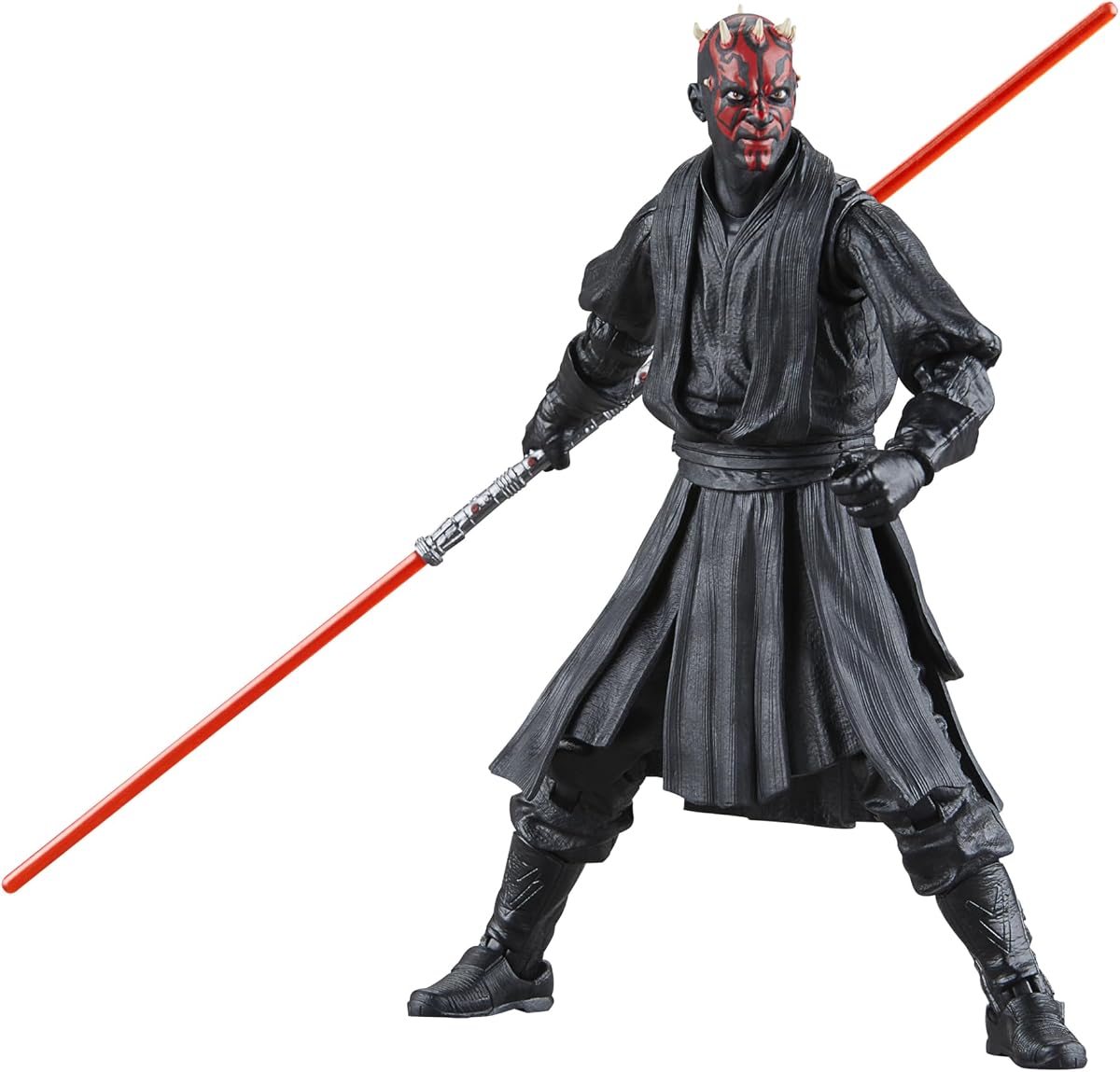 STAR WARS The Black Series Darth Maul, The Phantom Menace Figura de acción coleccionable de 6 pulgadas | Figura de acción de Star Wars The Black Series de 6 pulgadas (2024 Wave 4A) - Darth Maul #05